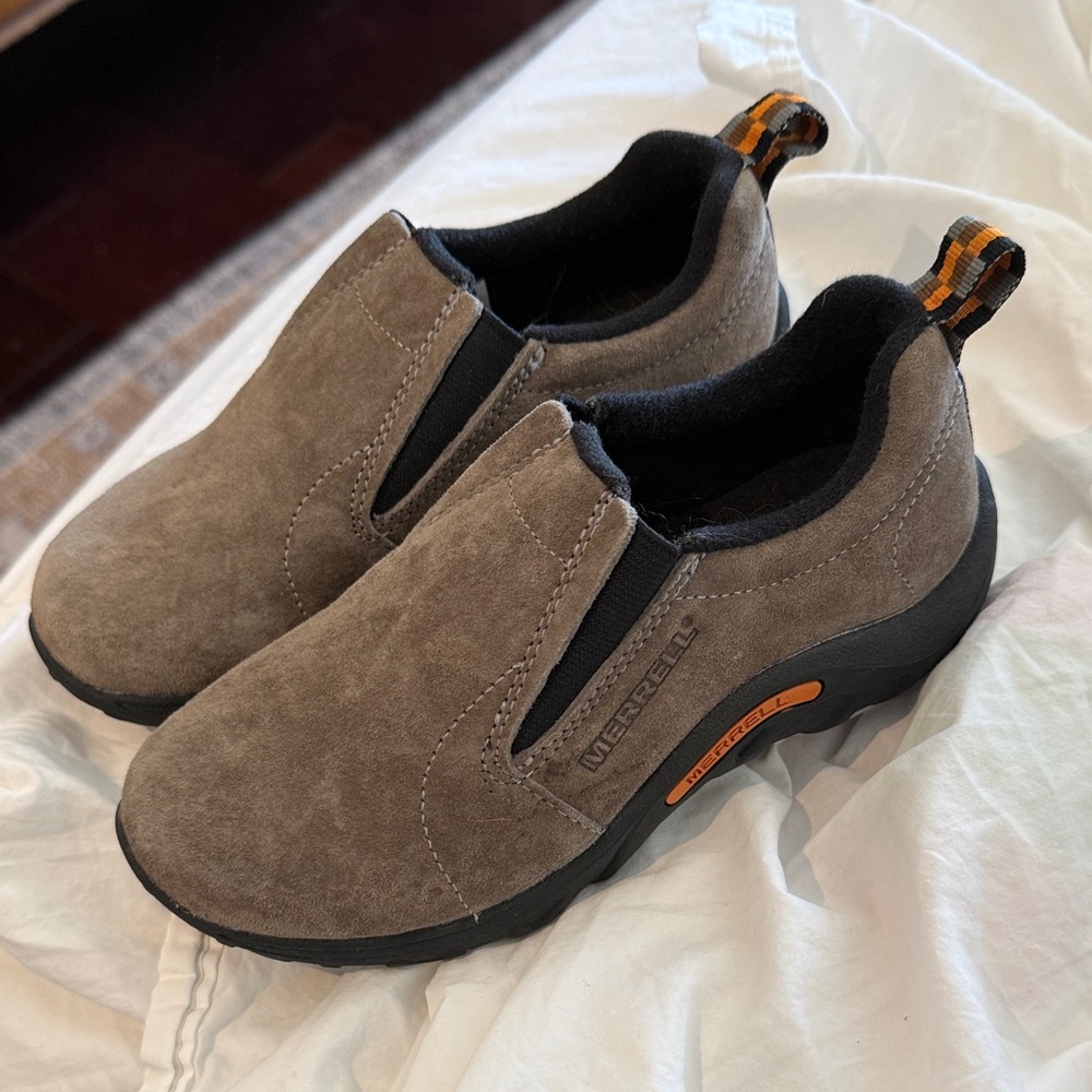 Merrell kids Tan Slip-On shoes size 13